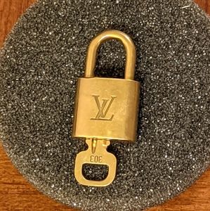 Authentic Louis Vuitton lock & key #303